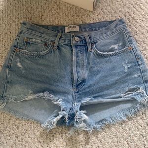 Agolde Parker Denim Shorts